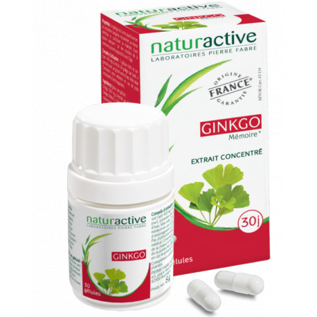 GINKGO  Naturactive 30 gelules