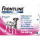 Frontline Spot-on 4 pipettes chien 20 à  40 kg