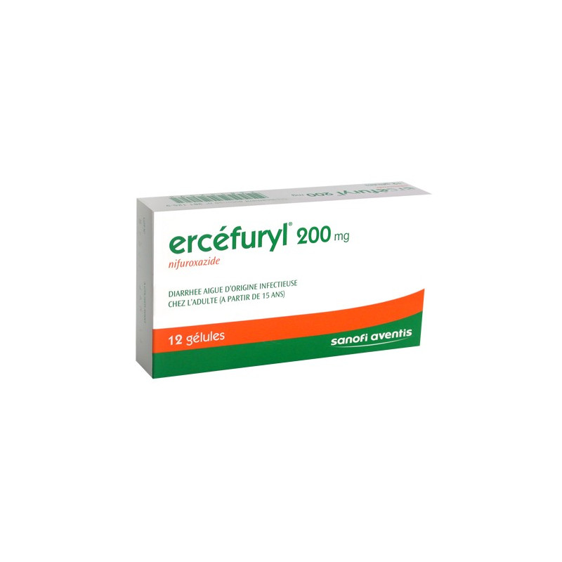 Ercefuryl 0 Mg Boite De 12 Gelules Antibacterien Intestinal