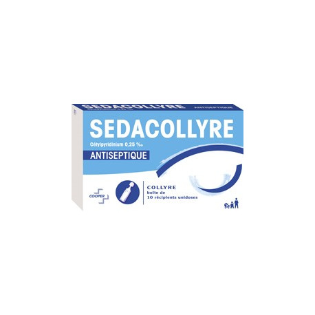 SEDACOLLYRE Unidoses boite de 10