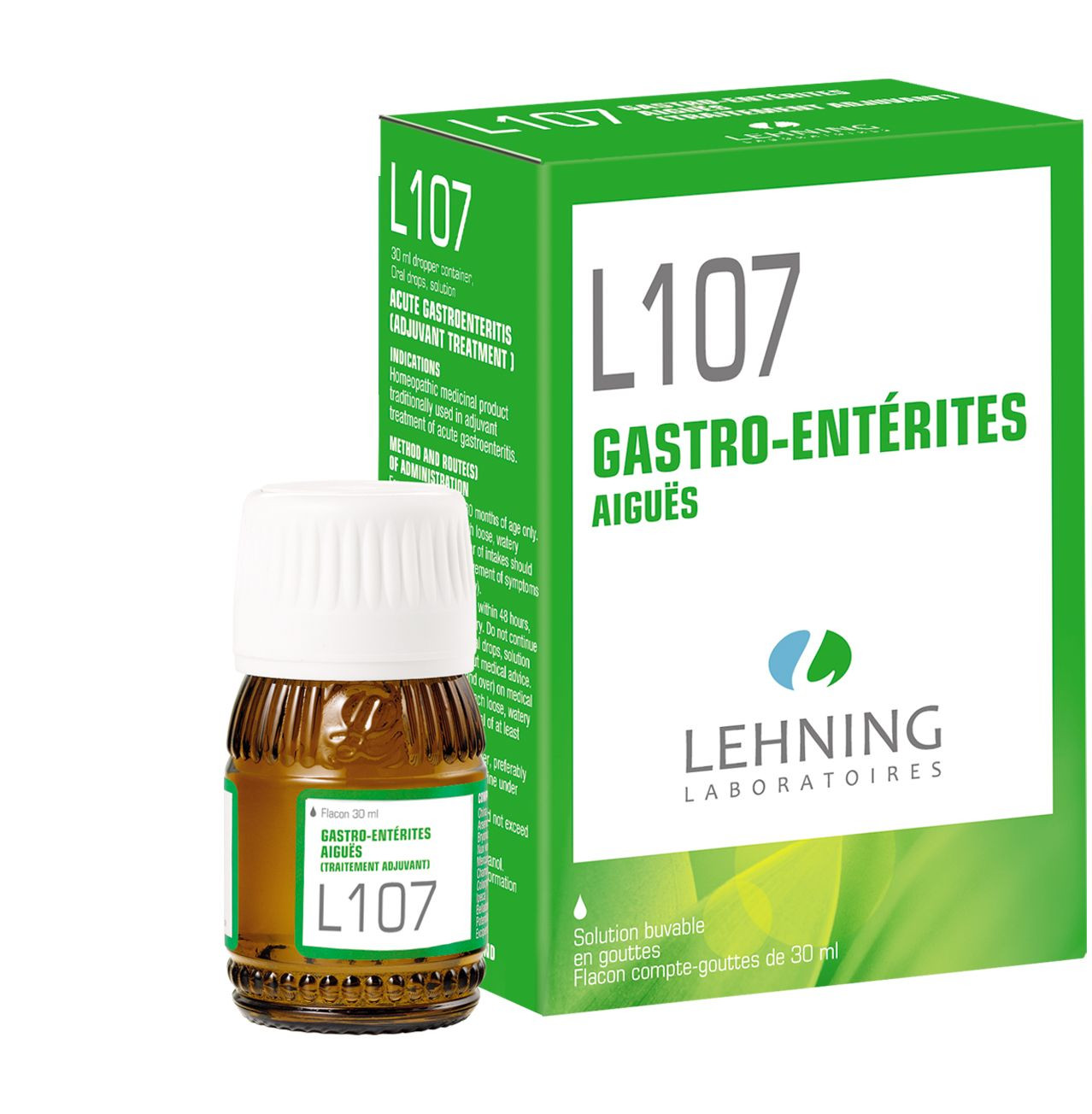 L107 Solution Buvable 30 Ml Lehning Gastro Enterites Aigue