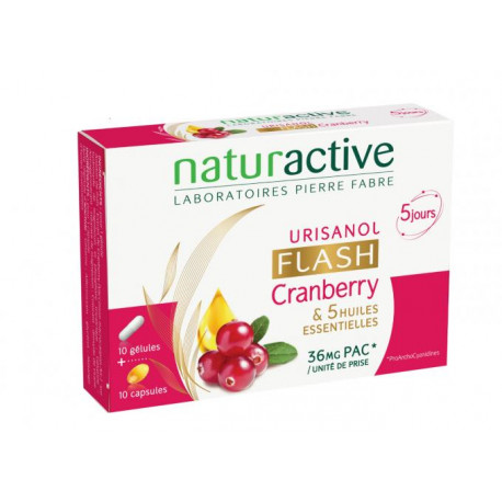 Urisanol Flash Naturactive au Cranberry