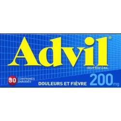 Advil 200mg boite de 20 comprimés