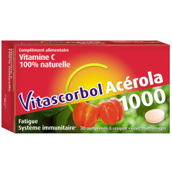 Vitascorbol Acerola 1000 30 comprimés