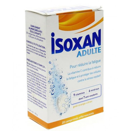 ISOXAN Adulte 20 comprimés effervescents