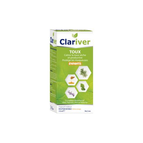 Clariver solution buvable enfants 175ml Cooper