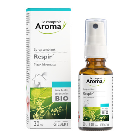 Respir' Spray Ambiant aux huiles essentielles Maux hivernaux