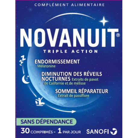 NOVANUIT TRIPLE ACTION 30 comprimés