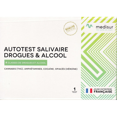 Autotest Salivaire Multi Drogues - MEDISUR - Site de vente aux