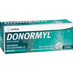 DONORMYL 15mg 10 comprimés effervescents