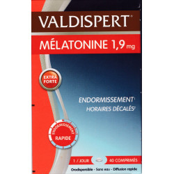 Valdispert Mélatonine 1,9 mg comprimés orodispersibles