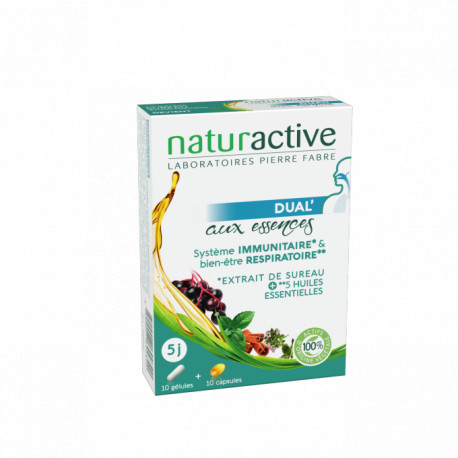 DUAL aux essences Sureau + Huiles essentielles Naturactive