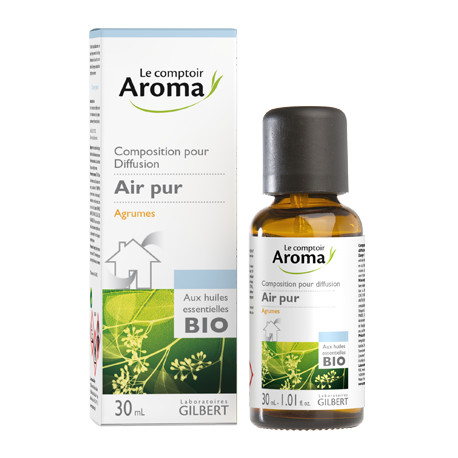 Agrumes Composition pour diffusion  aux huiles essentielles Bio  Comptoir aroma