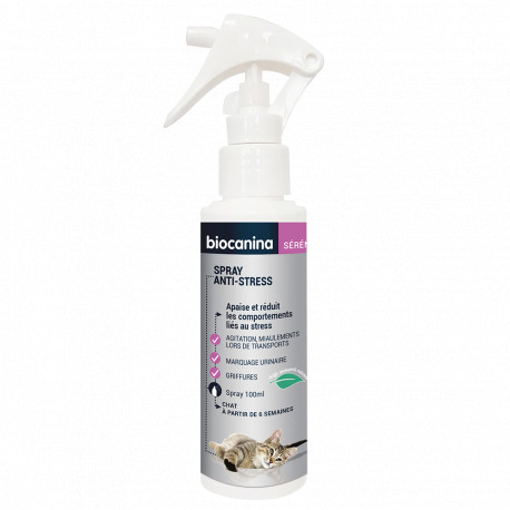 Spray Ant'Stress pour chat 100 ml Biocanina