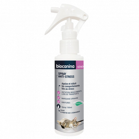 Spray Ant'Stress pour chat 100 ml Biocanina