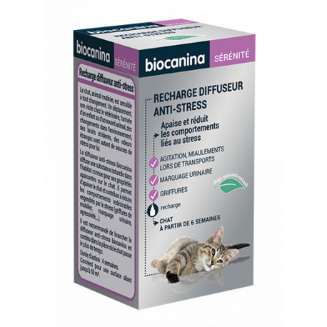 Recharge pour diffuseur anti stress chat Biocanina