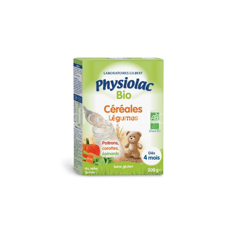 PHYSIOLAC CEREALES BIO Far B/200g - 31153 - Les céréales