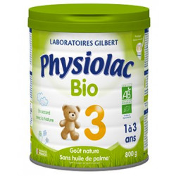 Physiolac 3 BIO Lait de croissance 10 mois à 3 ans 800g