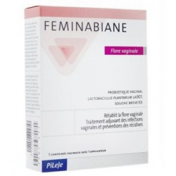 FEMINABIANE Flore vaginale comprimés vaginaux Pileje