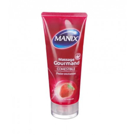 Massage Gourmand 200 ml  Fraise MANIX