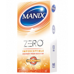 MANIX Zéro Excitant 12 préservatifs