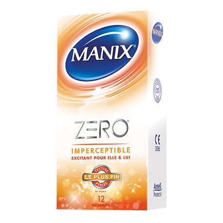 MANIX Zéro Excitant 12 préservatifs