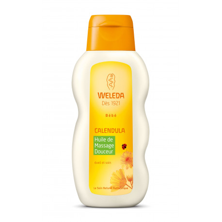 Huile de massage douceur bébé 200ml Weleda