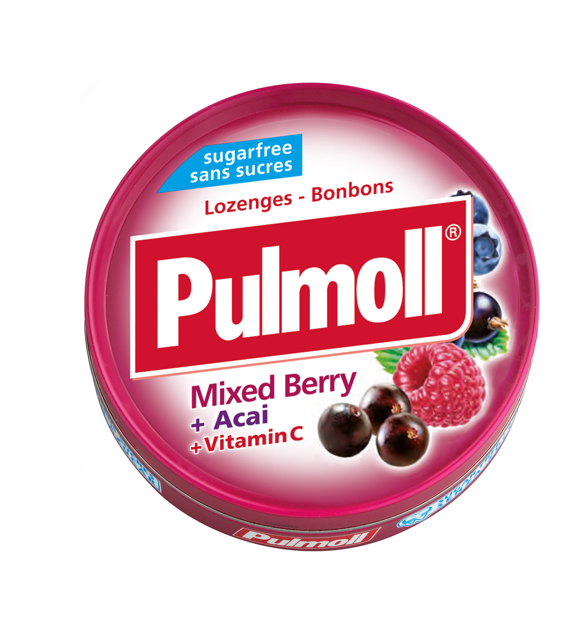 Pulmoll Pastilles Mixed Berry Fruits Rouges Vitamine C Sans Sucres A L Extrait De Stevia