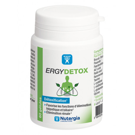 ERGYDETOX gélules Nutergia