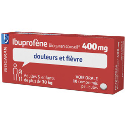Ibuproféne 400mg 10 comprimés pelliculés Biogaran conseil