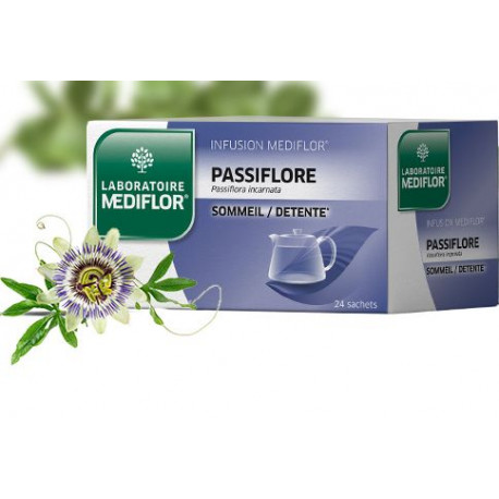 Passiflore infusion utilisée dans les troubles mineurs du sommeil,  nervosité 24 sachets-dose