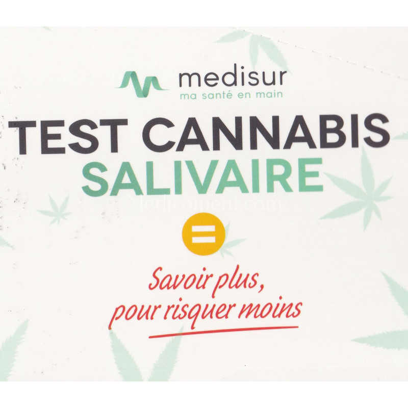 Medisur Autotest Cannabis salivaire : : Hygiène et Santé, test salivaire 