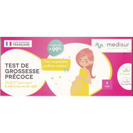 Autotest précoce de grossesse bio Medisur