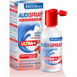 AUDISPRAY Ultra Bouchons de cerumen Spray 20 ml
