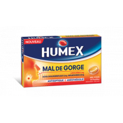 HUMEX Lidocaine Miel Citron pastilles pour la gorge