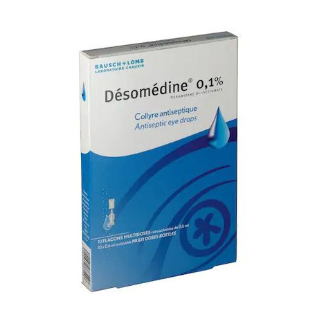Desomedine 0,1% collyre unidoses