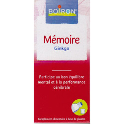 Memoire Ginkgo gouttes 60 ml Boiron