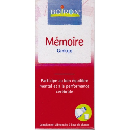 Memoire Ginkgo gouttes 60 ml Boiron