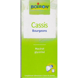 Cassis Bourgeons Macérat glycériné gouttes 60 ml Boiron