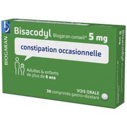 Bisacodyl 5mg comprimés Biogaran conseil