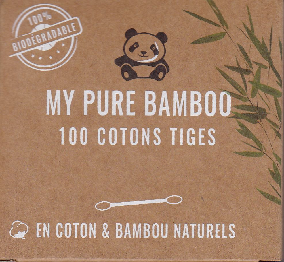 Batonnet en bois nettoyeur oreille pour enfant adulte et chien Uplife Lot de 600 cotons-tiges en bambou /écologiques et biod/égradables