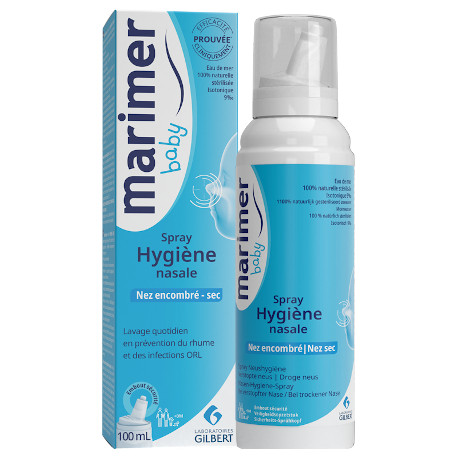 Marimer Baby Spray Hygienne Nasale 100ml Gilbert