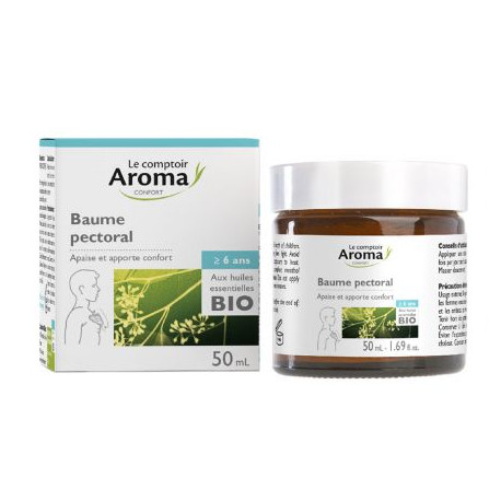 Baume pectoral  aux huiles essentielles Bio Comptoir Aroma