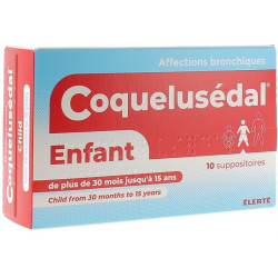 COQUELUSEDAL suppositoires enfants