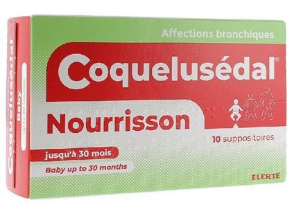 Coquelusedal Nourrisson Boite De 10 Suppositoires Medicament