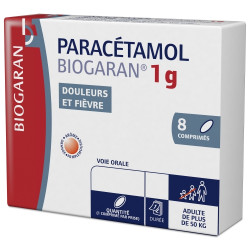 Paracetamol 1g 8 comprimés