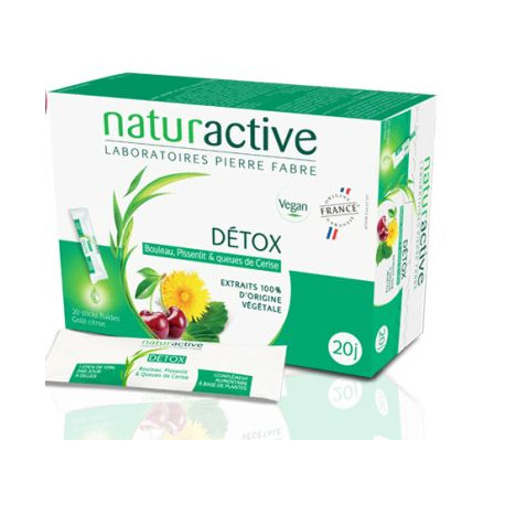 Détox fluide Naturactive 20 sticks buvables