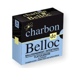 Charbon BELLOC 125 mg capsules