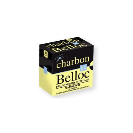 Charbon de Belloc 125mg - Digestion difficile - Pharmacie et Nature