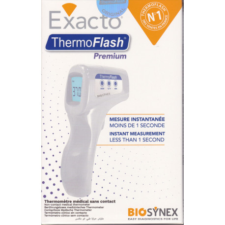 ThermoFlash Premium Thermometre sans contact